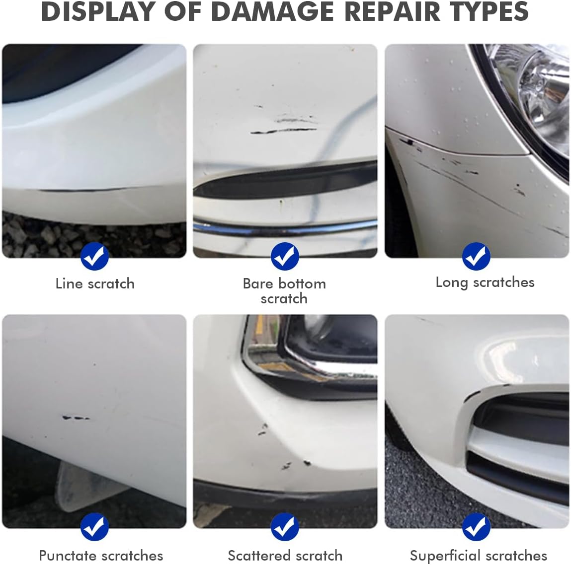 Ceramic White (WAW) Touch Up Paint Compatible with Hyundai, DIY Car Paint Scratch Repair, Automotive Paints, Quick & Easy Fix Scratch Repair for Elantra/Venue/Ioniq