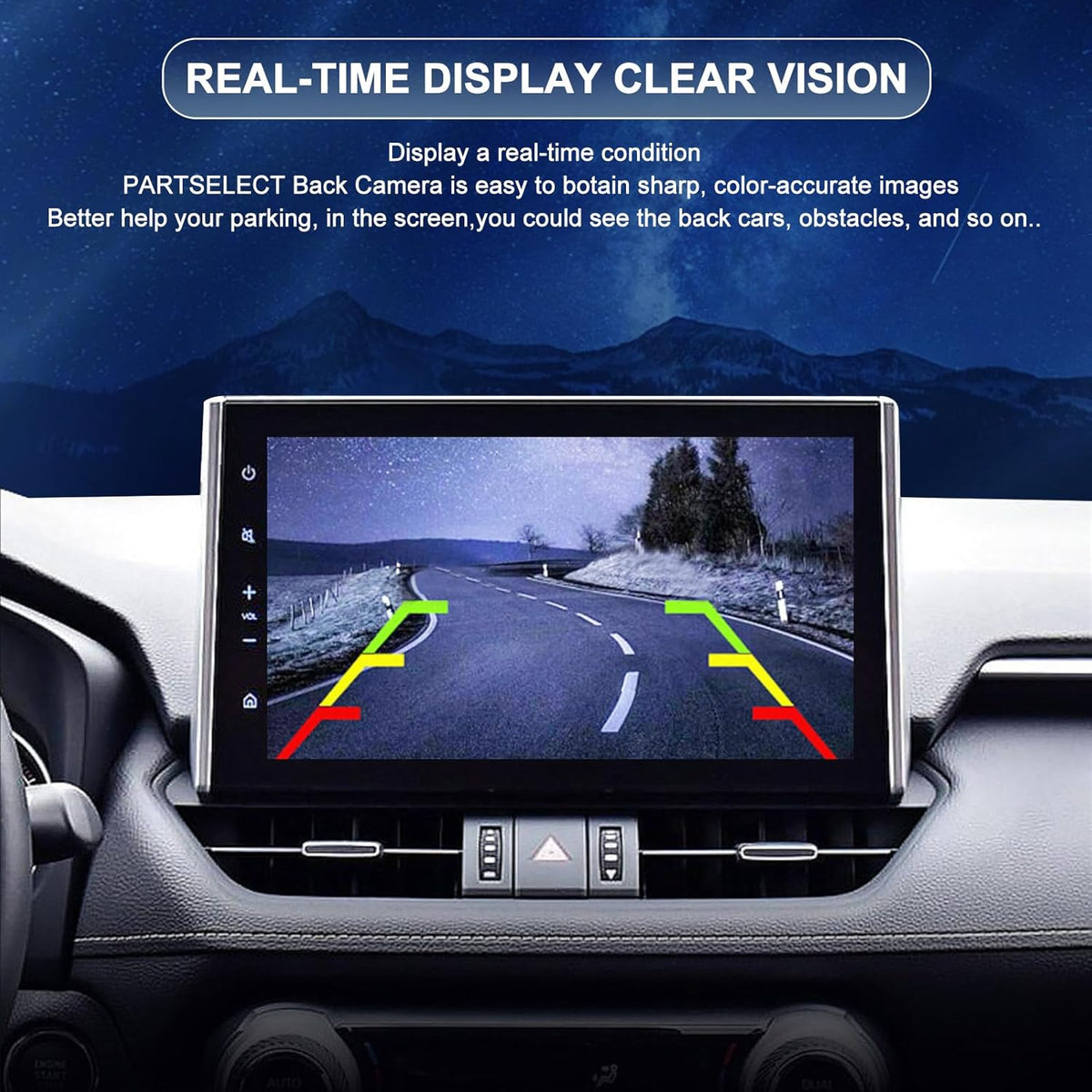 Rear View Backup Camera Replacement for Ram ProMaster 1500 2500 3500 2018 2019 2020 2021 3.6L V6 Back Up Camera Replaces OE 68417057AA