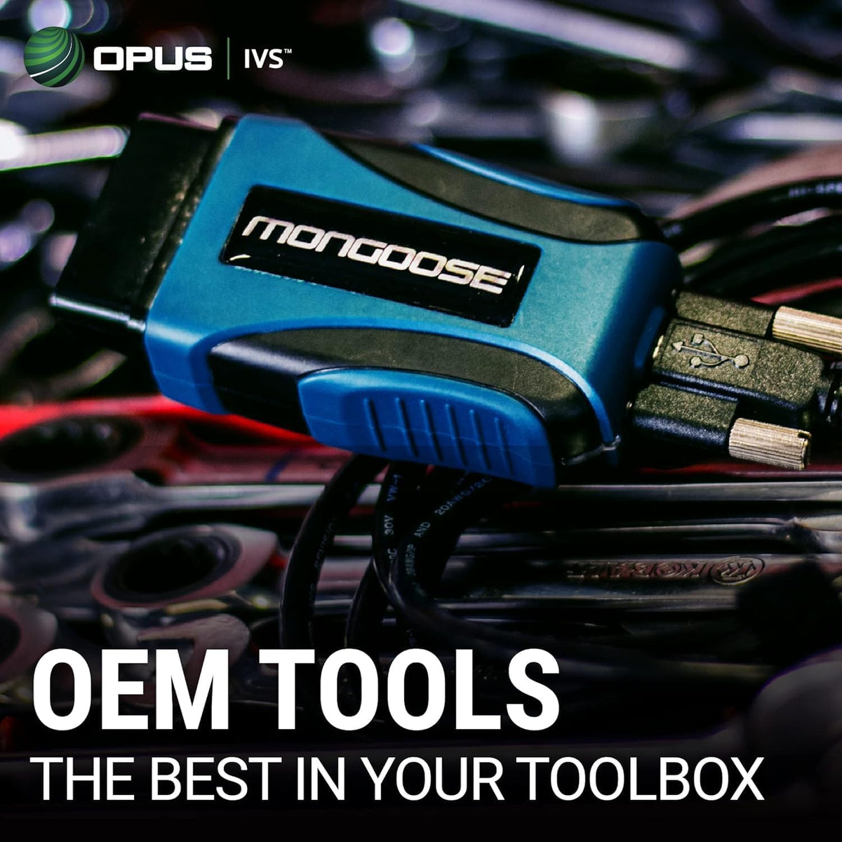 Opus IVS Mongoose-Plus J2534 OEM Vehicle Interface Cable - OEM Reprogramming and Diagnostics for Subaru