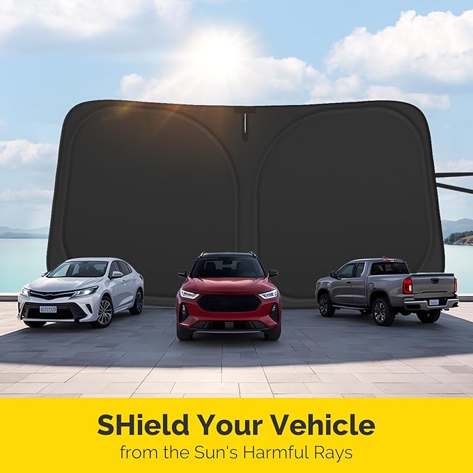 Car Windshield Sun Shade Compatible with 2019 2020 2021 2022 2023 2024 2025 2026 Subaru Forester Accessories Sunshade Custom for Forester Crossover, Base, Premium, Sport, Limited Foldable Sun Visor