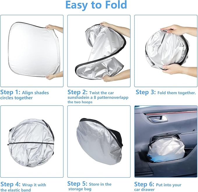 Windshield Sun Shade for Kia K5 2021-2026, Custom Fit Front Window Sunshade GT/GT-Line/Sedan Sun Protector & Heat Blocker Car Accessories, Sun Visor Keep Car Cool