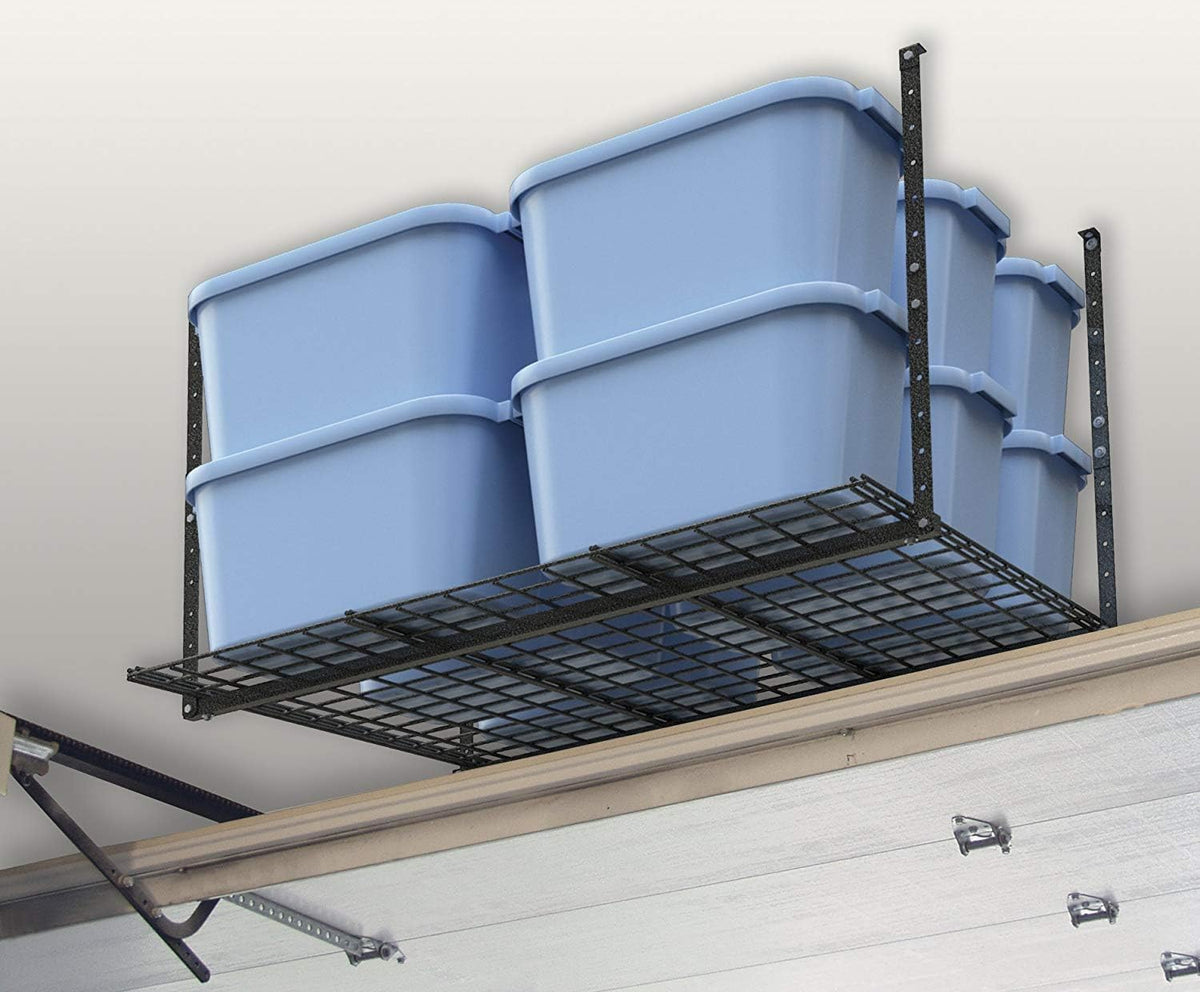 00625 45-Inch x 45-Inch Overhead Steel Garage Storage System & Rack,Hammertone