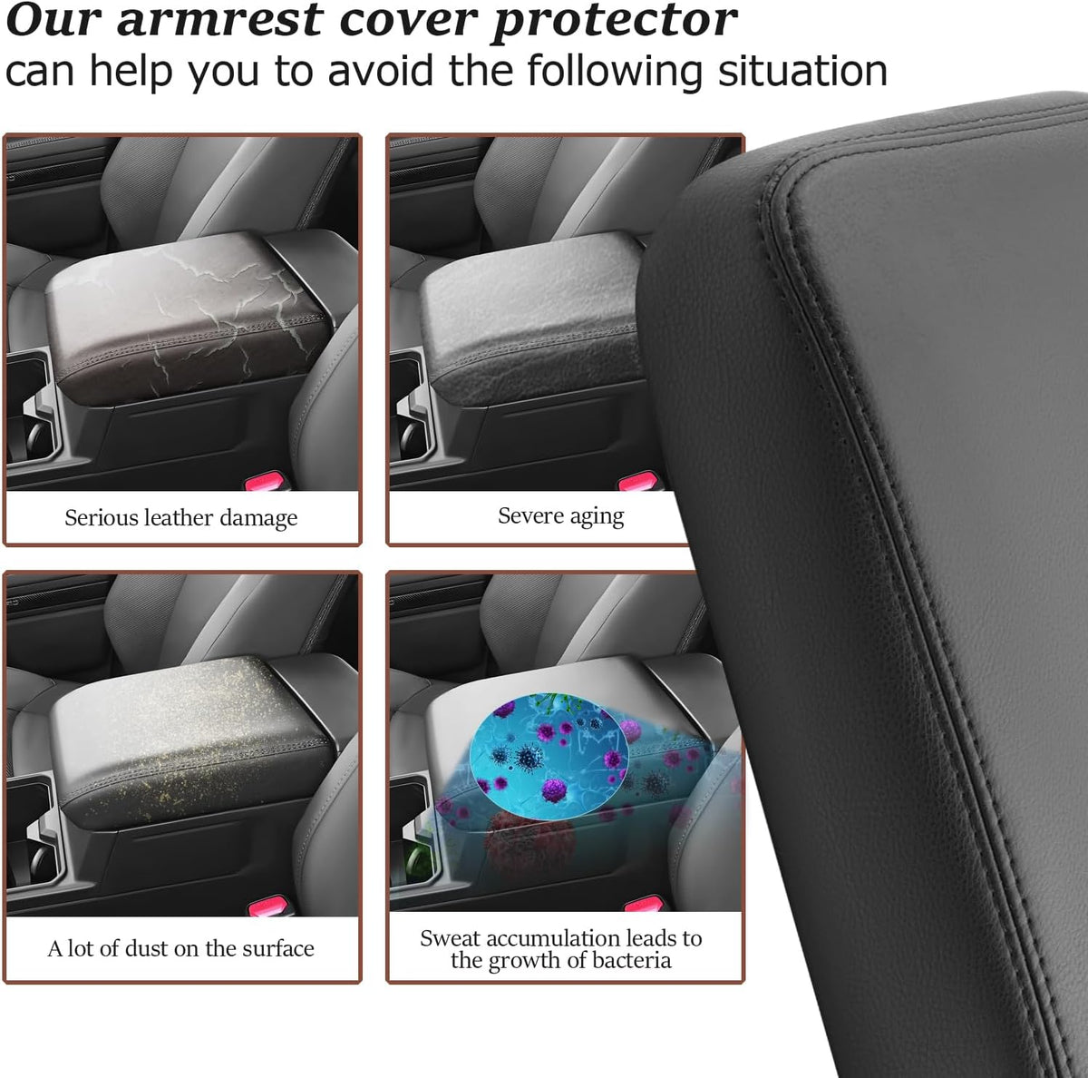 SKTU 2025 2026 4Runner Accessories Armrest Cover for 2025 2026 Toyota 4Runner Center Console Cover Toyota 4Runner 2025 2026 Accessories 2025 2026 4Runner Center Console Cushion Pad