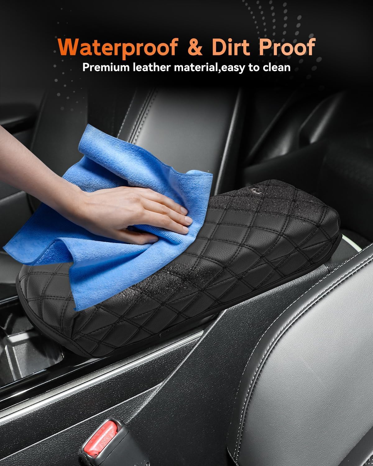 CDEFG for Kia K5 2021-2025 Center Console Cover Armrest Box Cover for K5 (LXS, GT-Line, GT, EX) 2022 2023 2024 2025 Accessories Arm Rest Protector