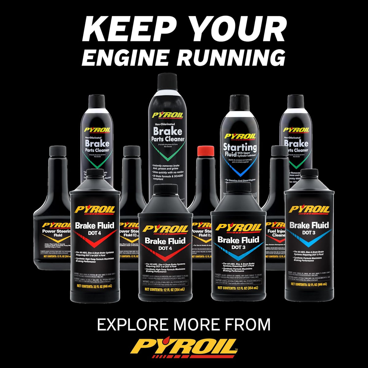 Fuel Injector Cleaner, Cleans Deposits, Improves Engine Performance & Gas Efficiency, 12 Fl Oz (Pack of 12)