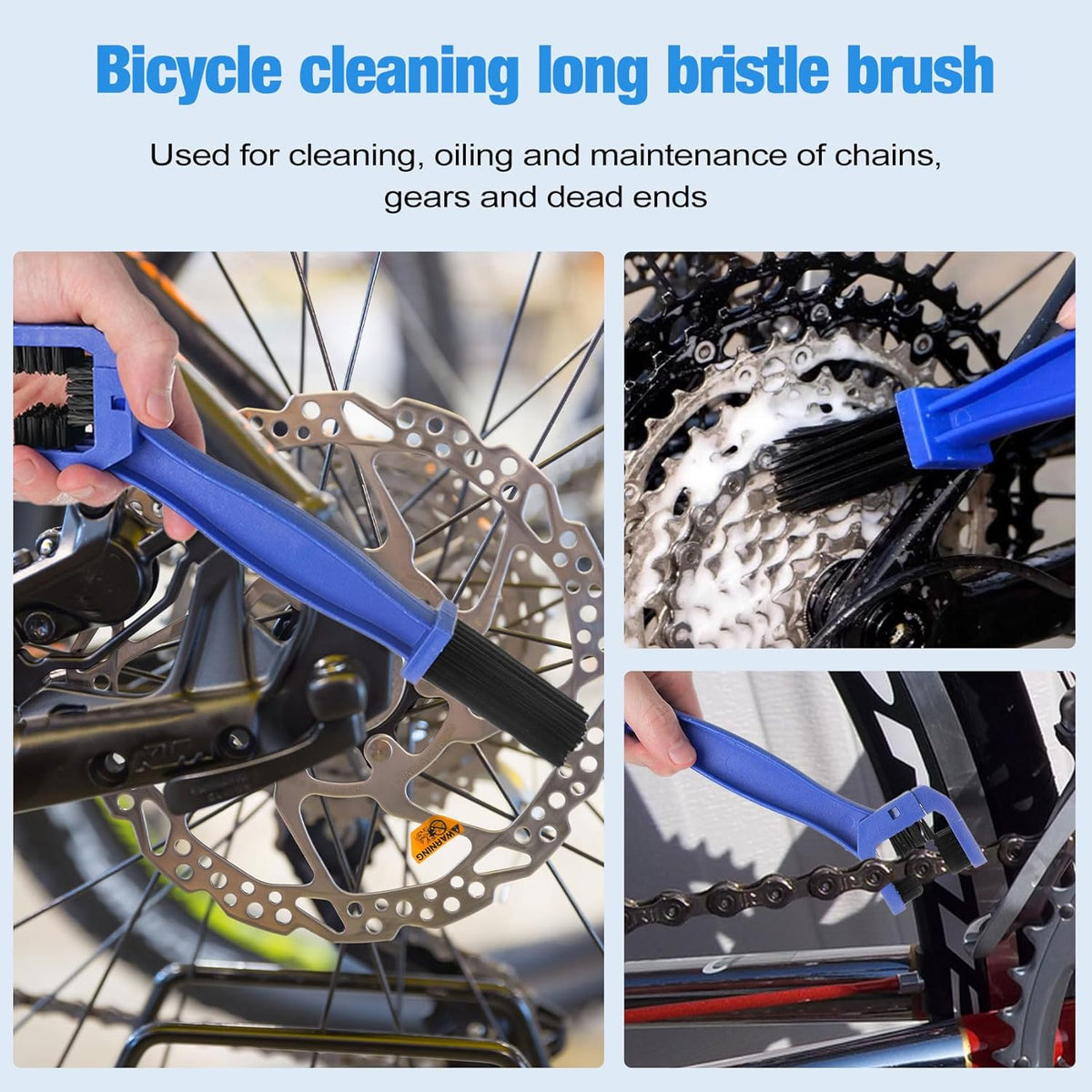 Bike Cleaning Kit Including Bicycle Chain Scrubber, Bike Link Pliers, Bicycle Chain Cleaning Agent, Chain Lube, Cleaner Brush Tool