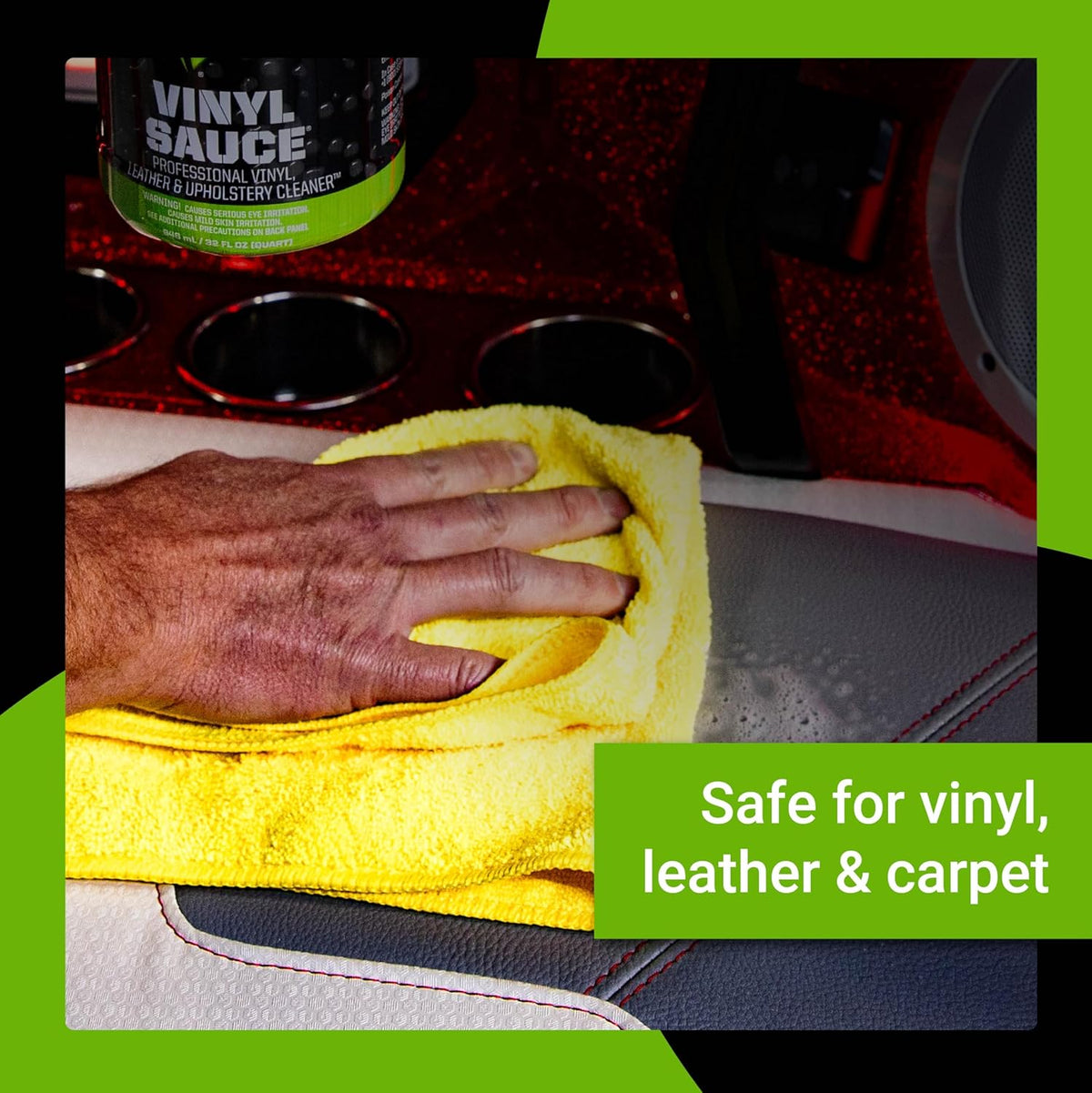 Boat Bling Vinyl Sauce Premium Vinyl and Leather Cleaner, for Boats, RVs, Powersport Vehicles and More