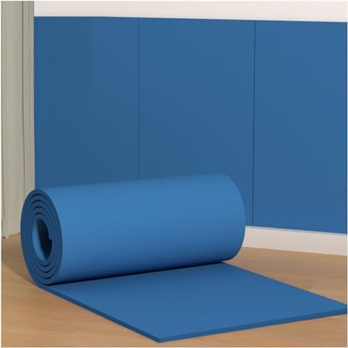 Garage Wall Protectors - Self-Adhesive Rubber Foam Padding for Gym & Studio Walls, 39.3x39.3in, Impact & Scratch Resistant Grey Foam Guards