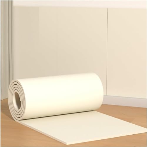 Self-Adhesive Rubber Foam Wall Protectors - 39.3x39.3in Grey Garage & Home Gym Guards, Impact & Scratch Protection for Studio Walls