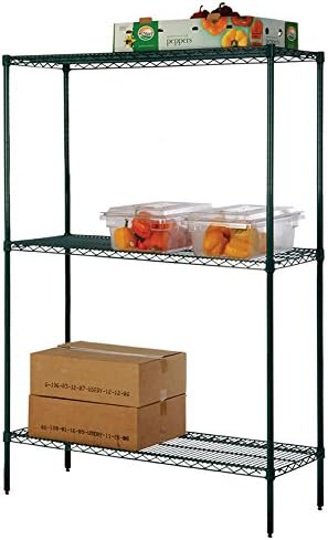 Omega 12" Deep x 24" Wide x 74" High 3 Tier Freezer Starter Shelving Unit
