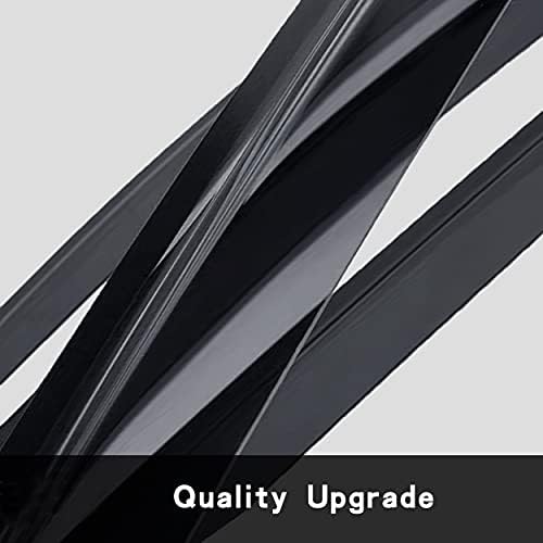 92359 Side Window Visor Wind Vent Deflector fit for 2015-2024 Ford Mustang,2pcs Outside Mount Style Tape-On Nice Sun Rain Guards Set