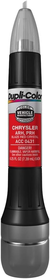 Dupli-Color ACC0431 Scratch Fix All-In-1 Exact-Match Automotive Touch-Up Paint – Chrysler Blaze Red Crystal – 0.25 oz. Paint Pen