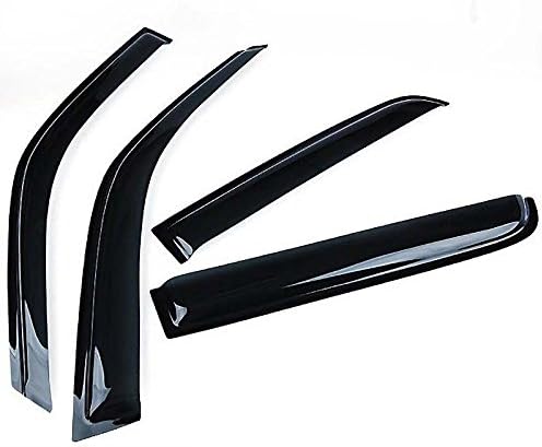 Wind Deflector Compatible with 1997-2001 Honda CRV Smoke Sun/Rain Guards Window Visors 94113