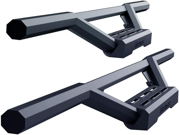 APS Drop Steps Running Boards Compatible with Chevy Silverado GMC Sierra 2020-2025 Standard Cab & 2019 1500 (Excl. LTD Limited) | 304 Stainless Steel Side Steps | 500lbs Capacity | 5-Year Warranty