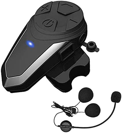 Motorcycle Bluetooth Headset BT-S3NS 1000m Motorcycle Helmet Bluetooth Radio Intercom Wireless Interphone to 2-3 Riders (Waterproof/Handsfree/Stereo Music/FM Radio/GPS/MP3 (1 Pack)