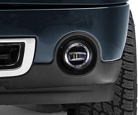 Tecoom LED Fog Lights, 1 Pair Bumper Driving Fog Lamps Compatible with 2007 2008 2009 2010 2011 2012 2013 GMC Sierra 1500/2500/3500, DOT SAE Approved,Waterproof 4200 lumen LED Fog Light