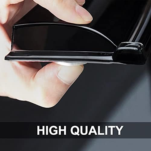 92359 Side Window Visor Wind Vent Deflector fit for 2015-2024 Ford Mustang,2pcs Outside Mount Style Tape-On Nice Sun Rain Guards Set