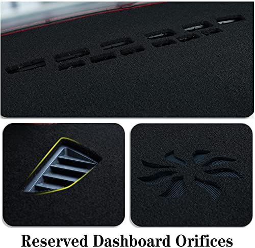 Dash Covers for Jeep-Wrangler JL 2018-2022,Polyester Car Dashboard Cover,Dash Board Protecter Cover,Interior Car Dash Board Covers Mat,Blue