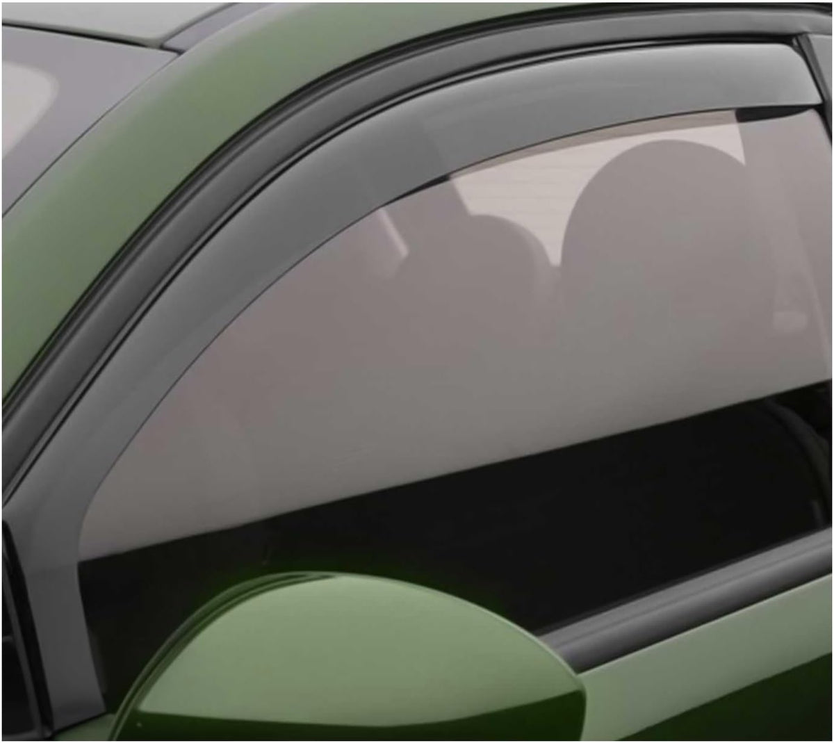 OMAC Window Visor Vent Rain Guard Deflector for Honda Civic 1996-2000 Sedan Smoke 2X