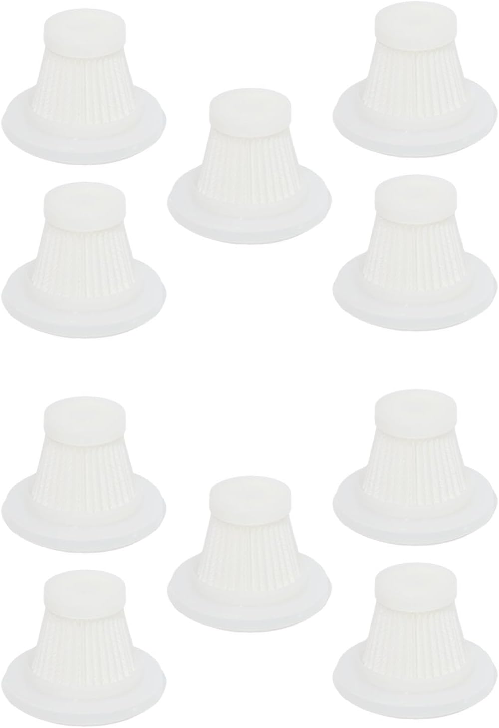 PUREBURG Replacement Filter Compatible with KMM LT-117C Handheld Car Vacuum Cleaner 9000Pa,10-Pack Washable HEPA Filter Air Clean Dust
