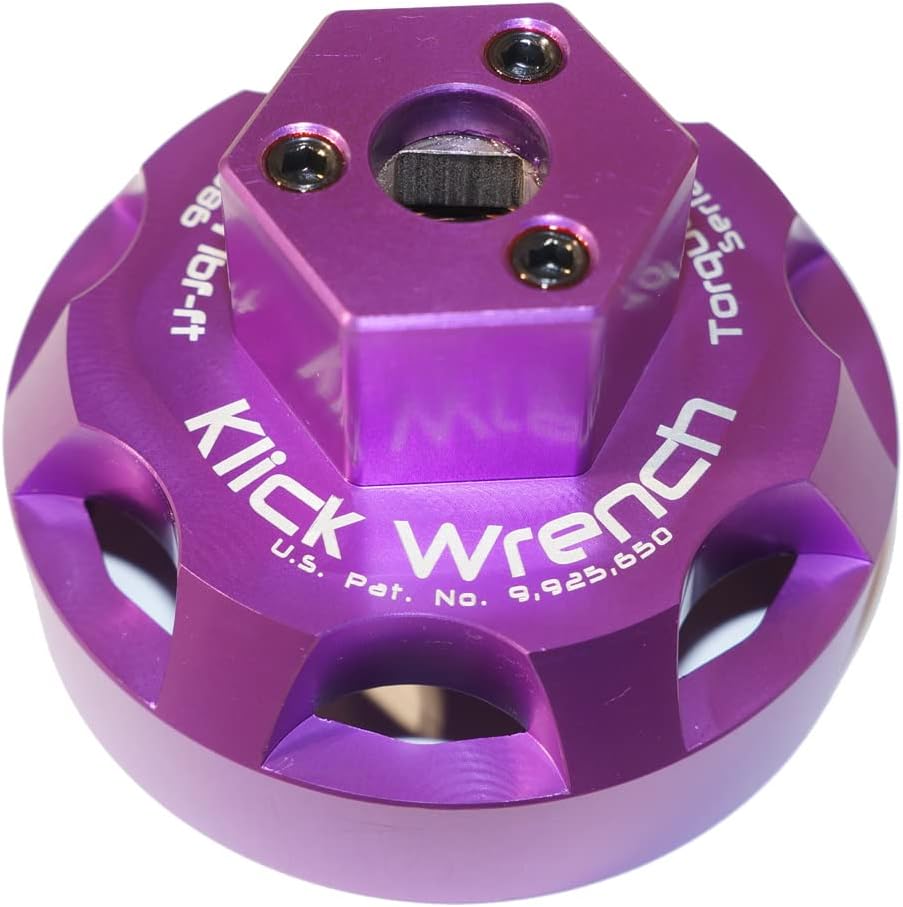 64mm 2 Stage Heavy Duty Torque Limiting Oil Filter Wrench Purple 6061-T6 Billet Aluminum
