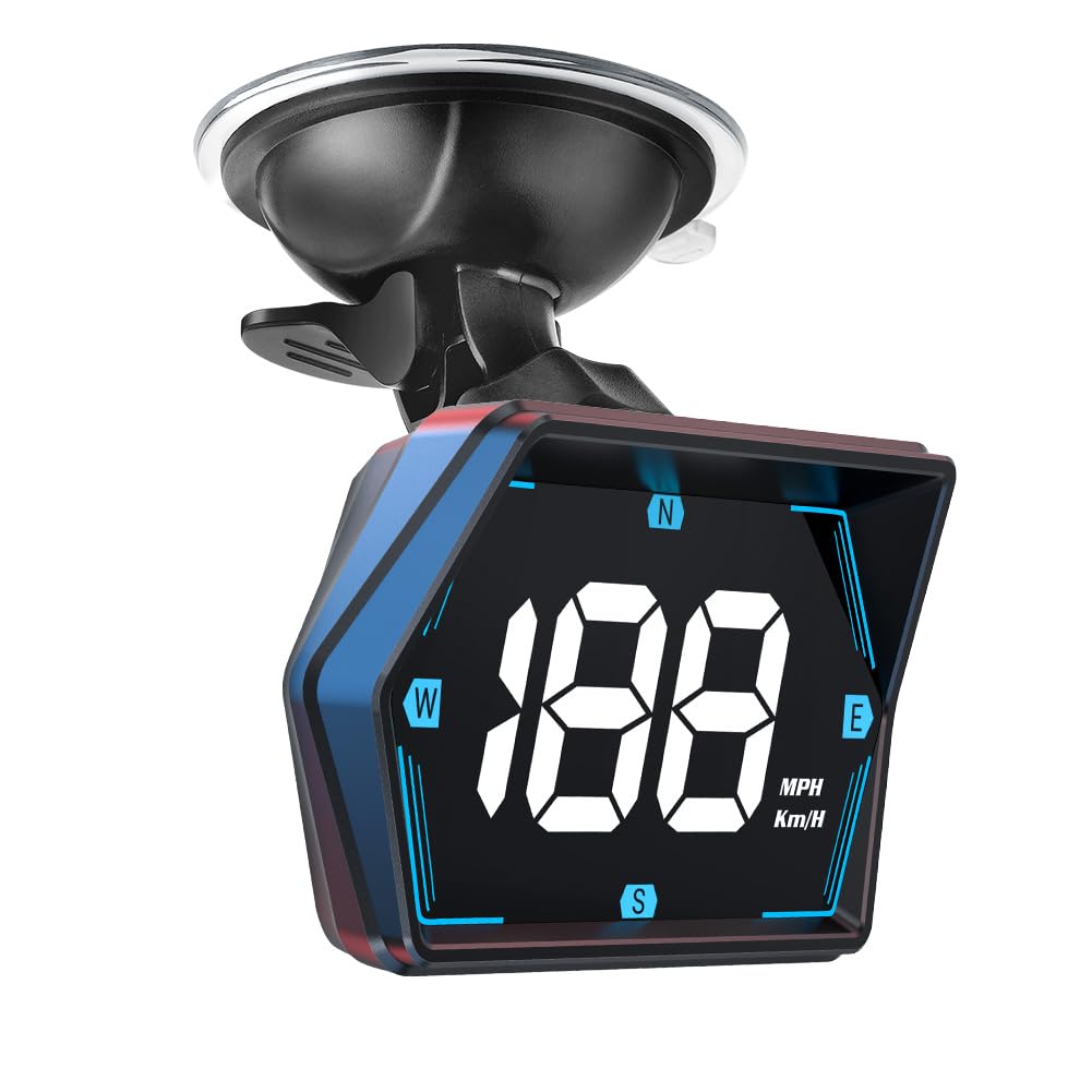 Universal Car HUD GPS Speedometer G20 Car Heads-up Display Plug and Play with USB Connection,Displays MPH, Comes with Compass Over Speed Alert HD Display Speedometer for All Vehicles