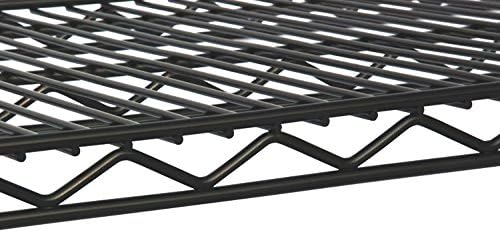 Omega 36" Deep x 60" Wide x 74" High 3 Tier Black Starter Shelving Unit