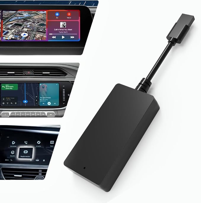 NCP0036 CarKit CarBitLink x Baic Jetour Geely Chery Jac Gac Dongfeng Forthing Hongqi Changan, Wired Carbitlink Smartlink Phonelink Easy Connect to Wireless CarPlay Android Auto Adapter