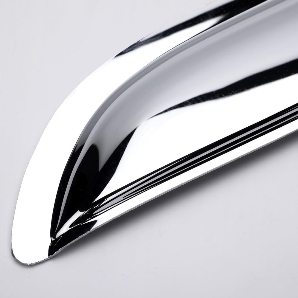 Chrome Side Window Visor Wind Vent Deflector fit for 2011-2016 Kia Sportage,4pcs Outside Mount Style Chrome Shade Sun Rain Guards Set 94652Y