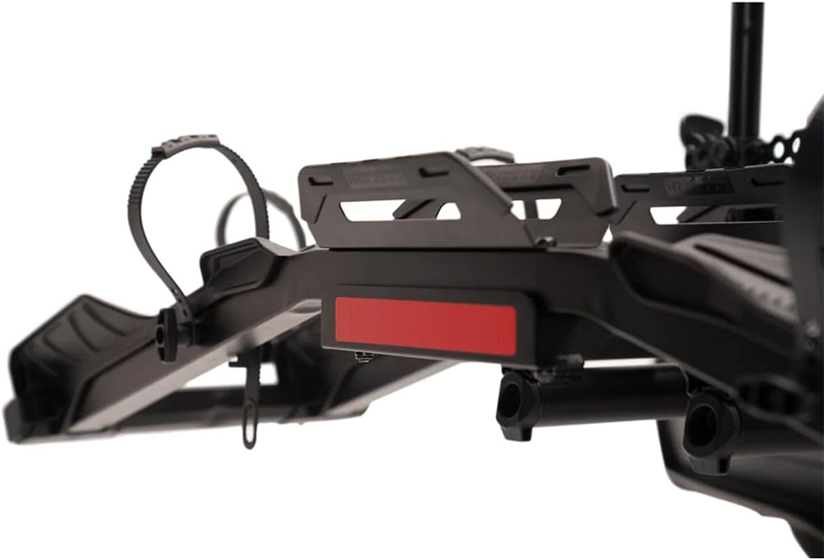 Hollywood Racks Destination E Hitch Bike Rack with Ramp for 2 Bikes up to 70 lbs Each - Secure, Lockable Electric Bike Rack - Premium, Foldable Bicycle Car Racks for Standard or E-Bikes