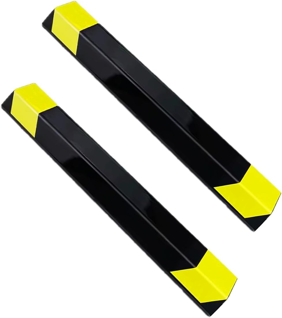 2 Pack 18" Parking Aid for Garage Heavy Duty, Car Parking Stopper for Garage, Parking Aids Protects Car, Parking Stopper Easy to Install (2 Pack 18" L x 1.25" H)