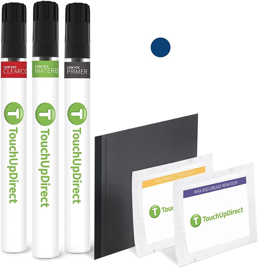 TouchUpDirect 8W6 Parisian Night Pearl Compatible with Toyota Exact Match Touch Up Paint Brush - Platinum Kit
