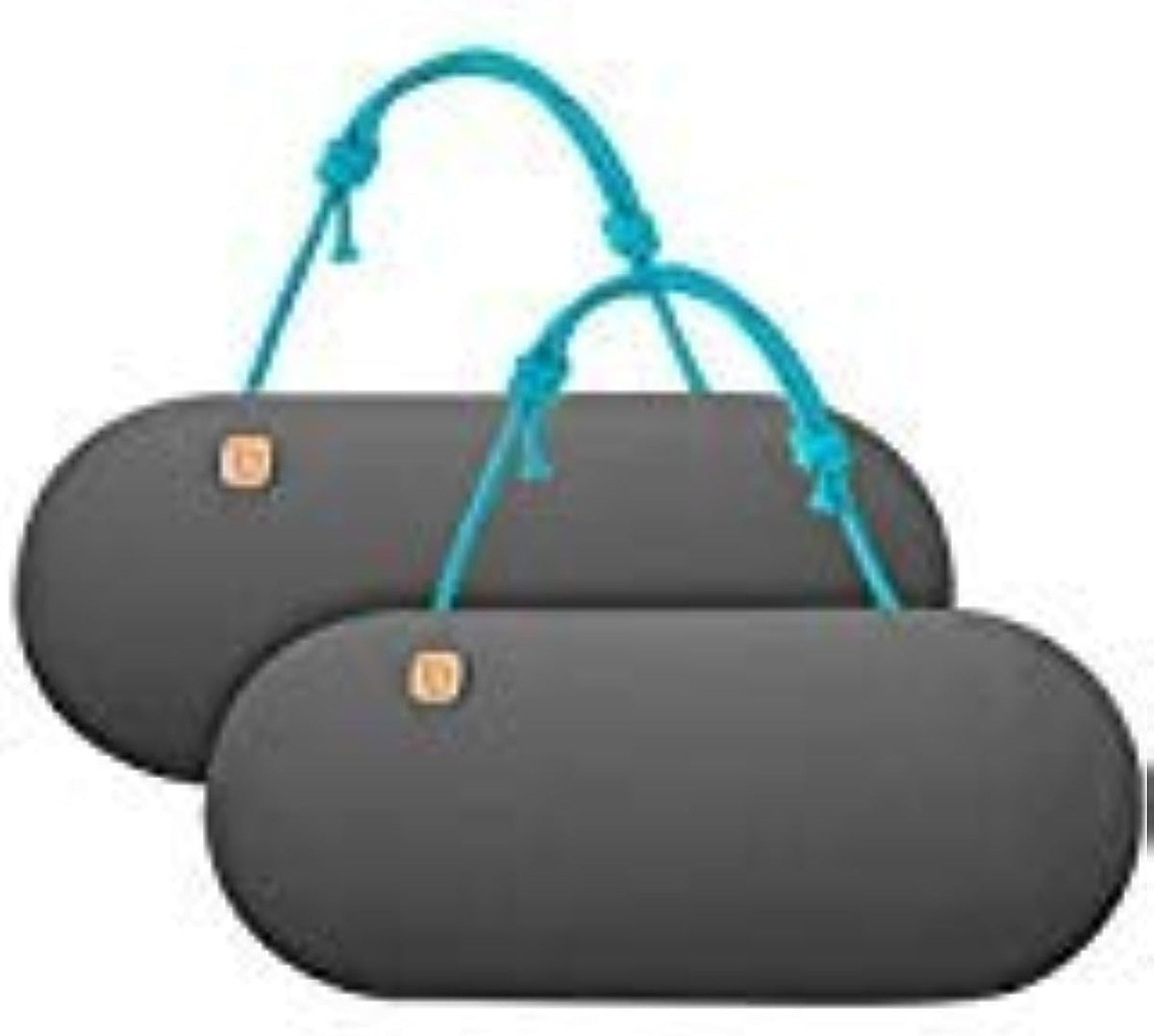 Car Air Freshener - Lasts 365+ Days - No Chemicals - 100% Activated Bamboo Charcoal - No Fragrance Deodorizer, Auto Odor Eliminator - Absorb Smoke Smell [2Pk]