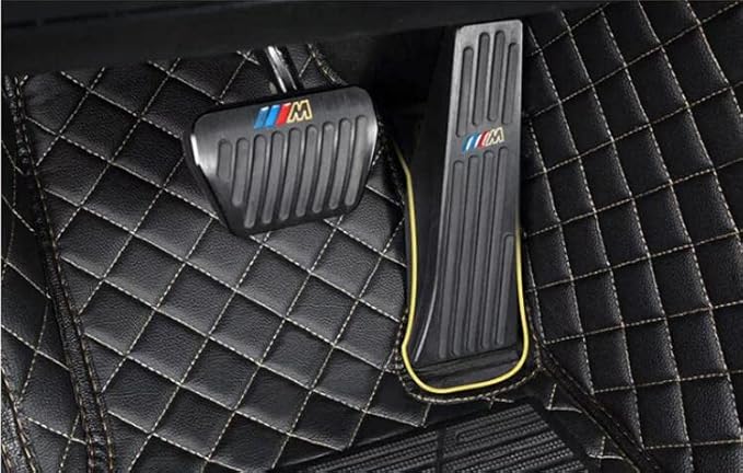Custom Floor Mats for Cars fit 95% Sedan SUV Sports Car Full Coverage All Weather Men Women Pads Protection Non-Slip Leather Floor Liners (Blue)