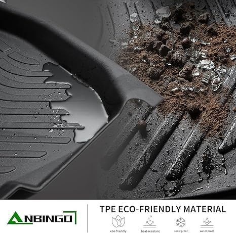 ANBINGO- Floor Mats Custom for Range Rover Sport 2014-2022 (Only for Range Rover Sport) All Weather Range Rover Sport Mats, Rover Sport Floor Mat,Range Rover Sport Accessories - Black