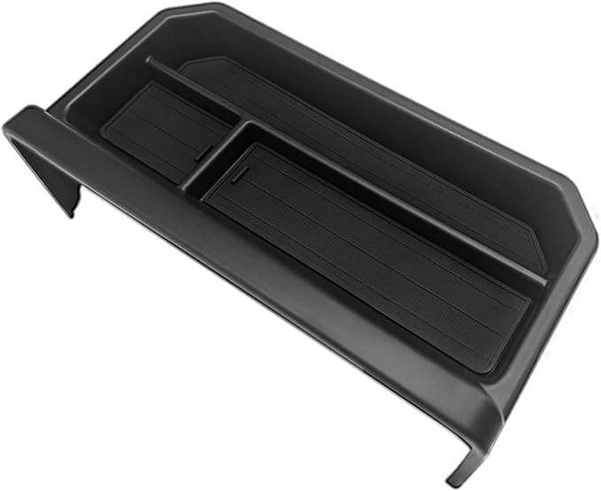 Muslogy Dash Storage Box Behind Screen Center Console Organizer Compatible with Mazda CX5 CX-5 Accessories 2022-2025 Sunglasses Holder Dashboard Insert Tray ABS Interior Secondary Accessories