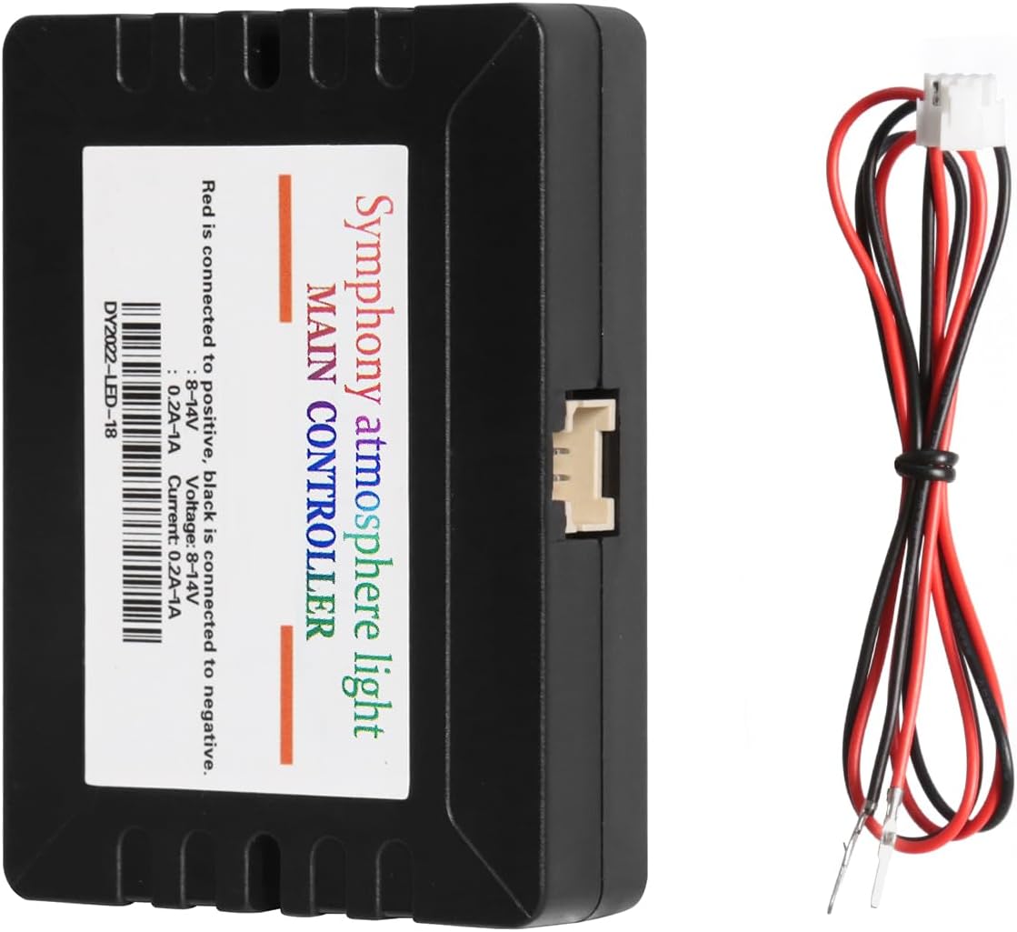 Dreamcolor Acrylic Interior Car LED Strip Light Main Control Module, which fit for Dreamcolor Connects kit (not Including), Not fit dreamcolor 5 in 1(Single Controller)