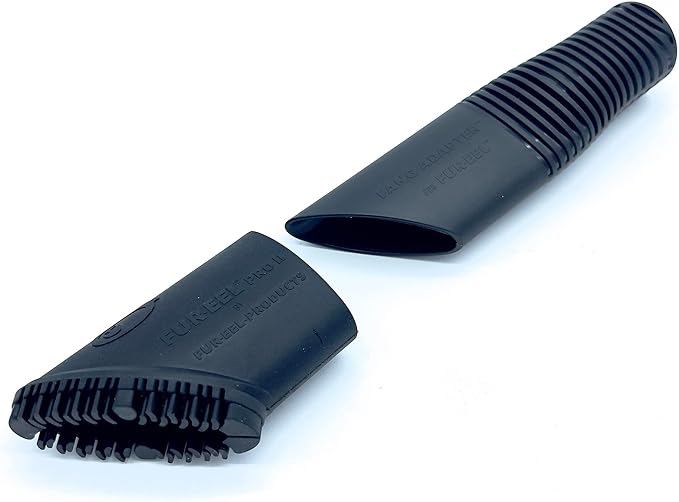 Buff Brite Fur Remover PRO II (2.0) with Fang Adapter - Dog and Cat Grooming Tool, Vacuum Attachment for Pet Hair Removal