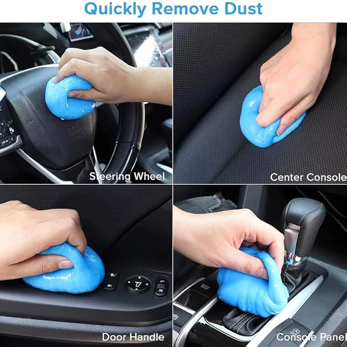 Car Cleaning Gel Compatible with GMC Sierra 2500, 200g Detailing Putty for Auto Vents, Dashboard, Cup Holders - Reusable Multifunctional Dust Remover,200g*2