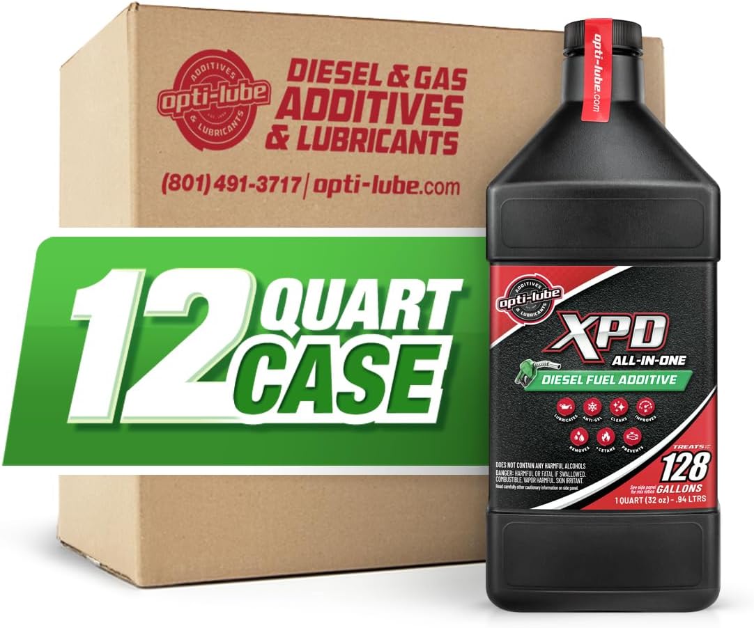 Opti-Lube XPD All-Season Diesel Fuel Additive - Quarts (12 Quarts (Treats 1536 Gallons))