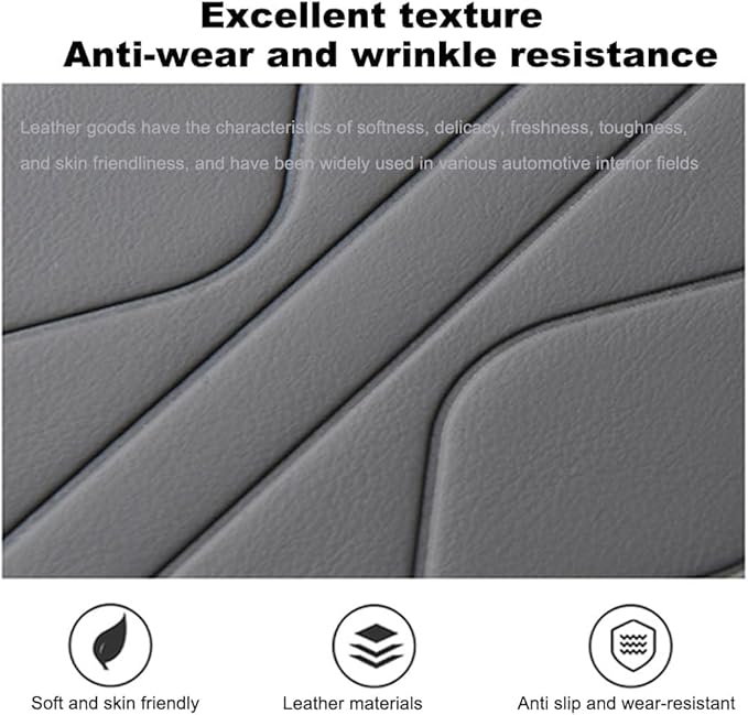 1 Pack Car Center Console Cover Custom Fit for Alfa Romeo Stelvio 2017-2021 2022, Leather Memory Foam Armrest Cushion Protector, Anti-Scratch Durable Armrest Pad,Red