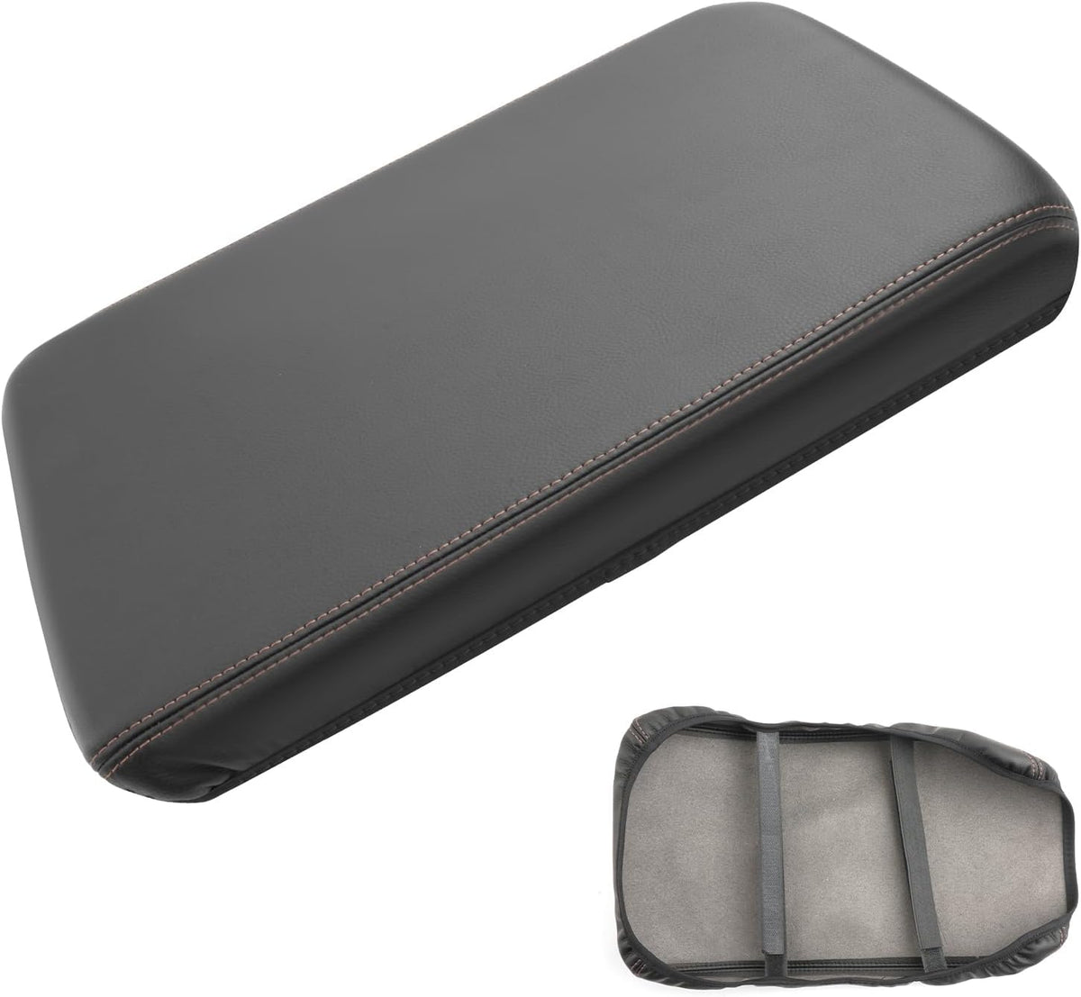 SXCY for 2024 2025 Honda Prologue Armrest Cover [Thin Cover] 2024 2025 Prologue Center Console Cover for 2024 2025 Honda Prologue Console Cover 2024 2025 Prologue Accessory (Brown)