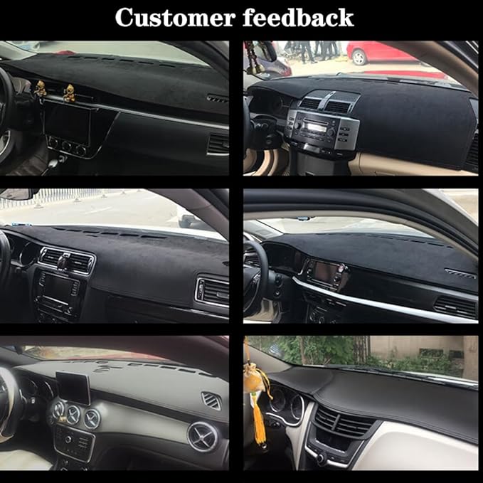 Dashboard Covers for Compass 2017-2020,Premium Printed Flannel Fabric Anti-Glare & Non-Slip Dash Pad,Custom Fit,Printed Flannel