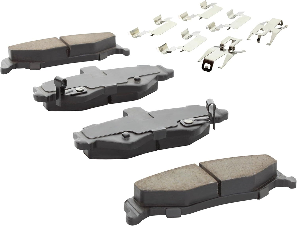 Premium Semi-Metallic Rear Brake Pads (1001-0750M) Compatible with Avanti II 2001-2004, Chevrolet Camaro 1998-2002, Pontiac Firebird 1998-2002
