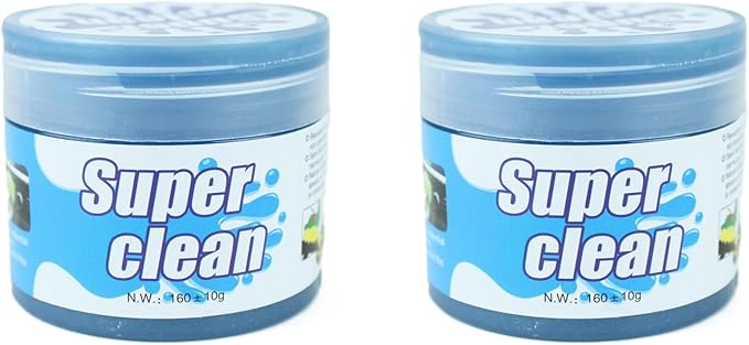 Car Cleaning Gel for Mercedes-Benz GLE63 AMG 2016 2017 2018 2019 2020 2021 2022 2023 2024 2025, 200g × 2 Pack Car Interior Cleaner Slime, Auto Detailing Tools, Auto Dust Car Crevice Cleaner
