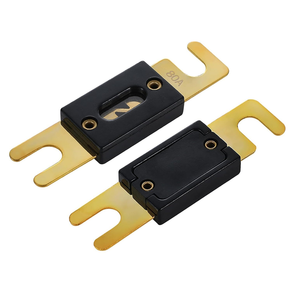 80A ANL Fuse 80 Amp Inline Blade Fuses 32V for Car Audio Inverter Automotive Stereo (Pack of 3 pcs)