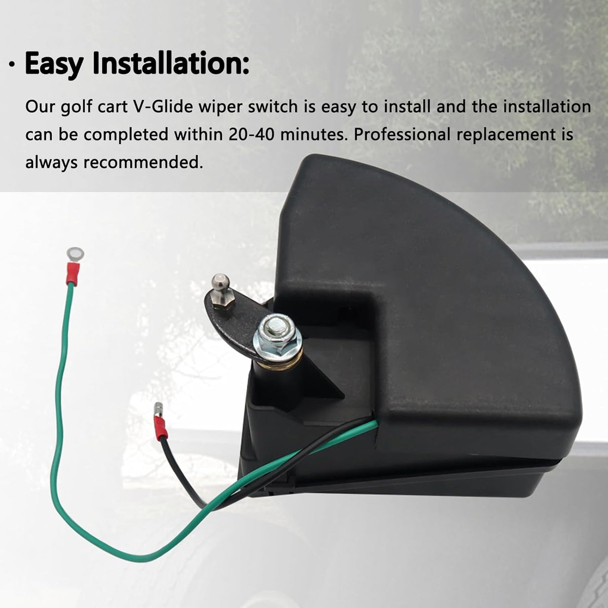 1016140 Golf Cart V-Glide Wiper Switch Assembly Compatible with Club Car DS 36V 1988-Up