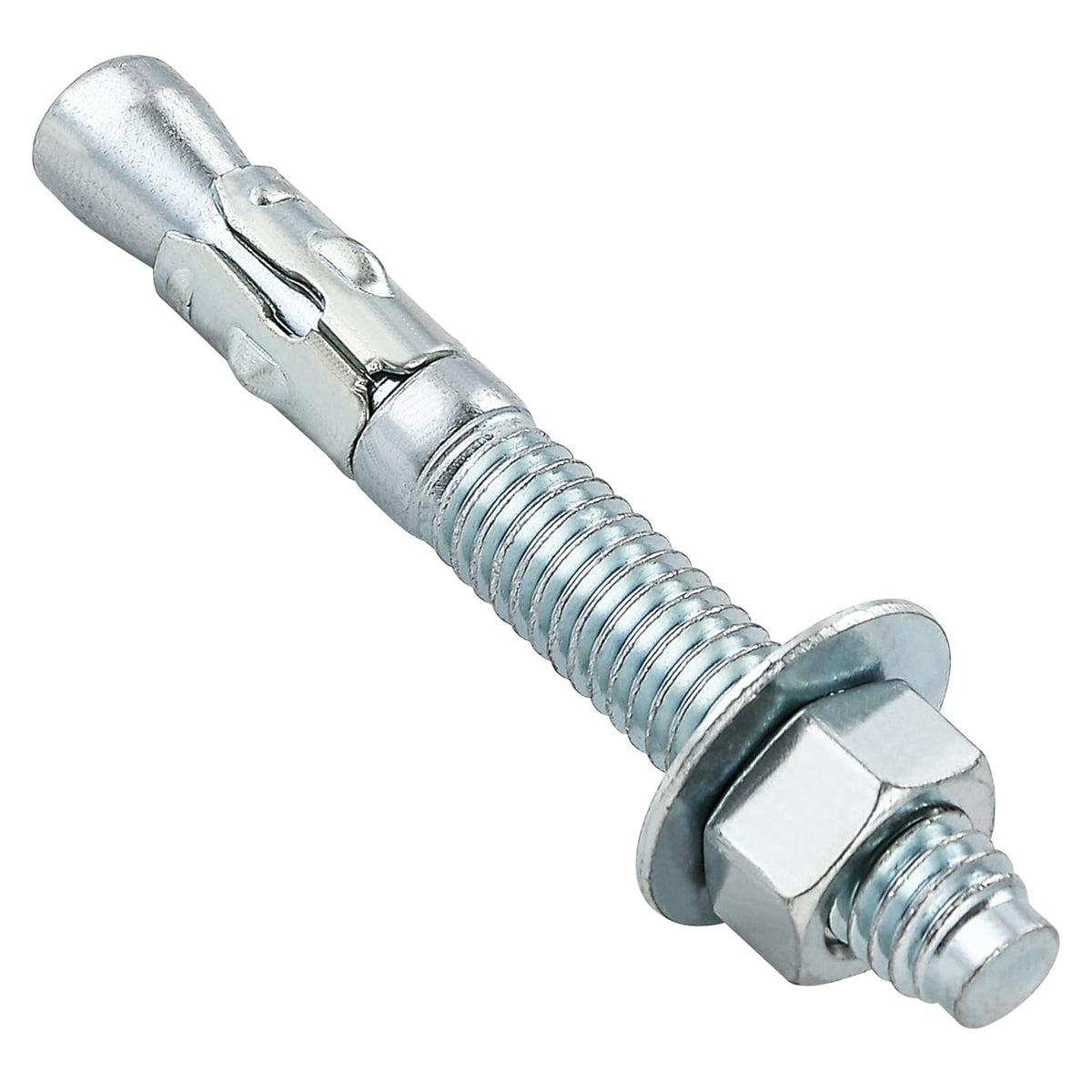 1/2x9 30Pcs Inch Standard Fasteners for Heavy-Duty Zinc Wedge Anchors for Cement and Concrete