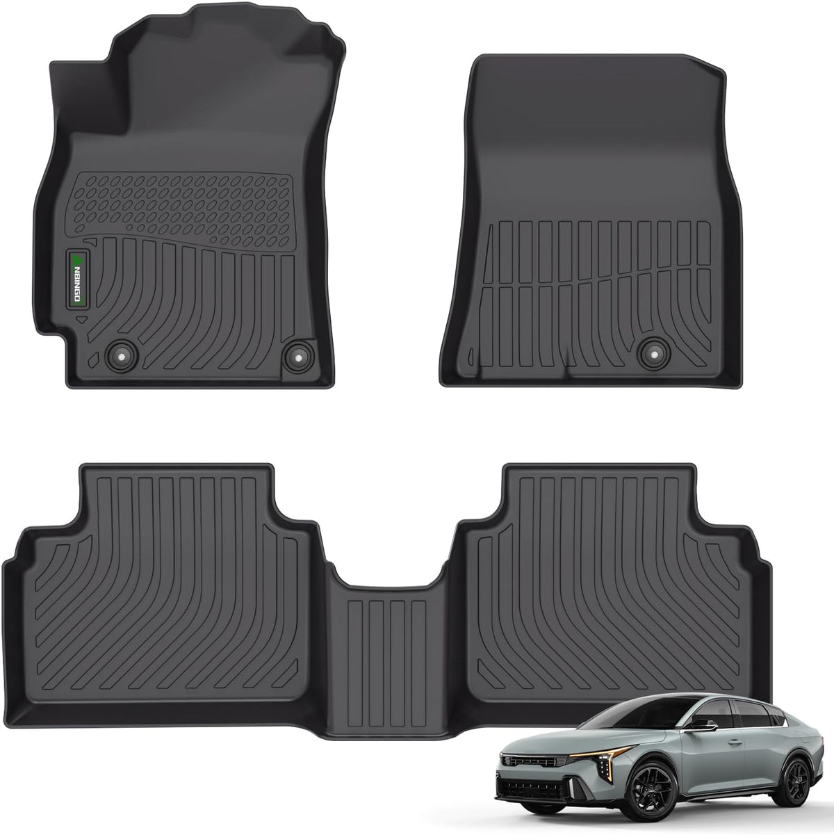 ANBINGO®-Floor Mats for Kia K4 2025 LX LXS EX GT-Line/GT-Line Turbo,Car Mats for Kia K4 All Weather Floor Liner Accessories 2025