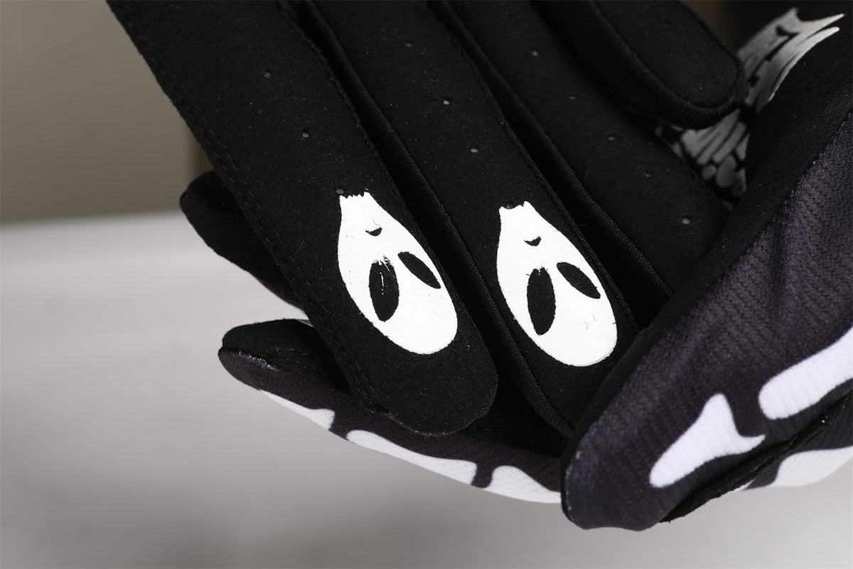 Skeleton Cool Motorcycle Bicycle Full Finger Off-Road Racing Gloves Outdoor Sports for Men Women & Mountaineering